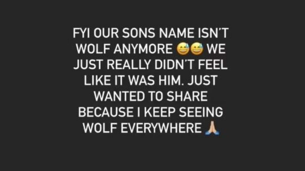 Kylie Jenner pidió a sus seguidores no llamar Wolf a su hijo.