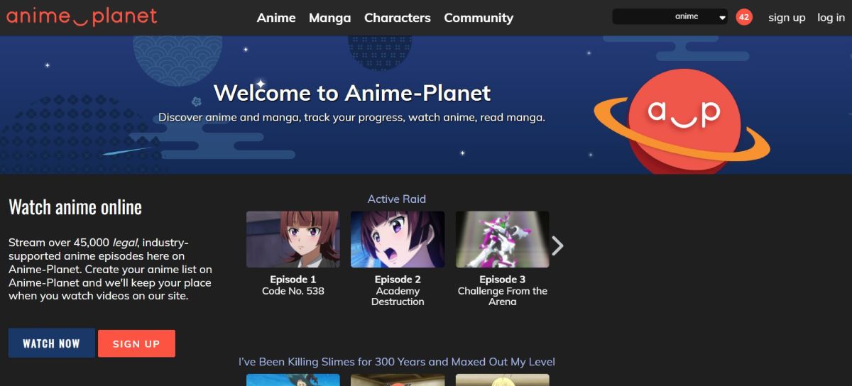 Anime Planet 