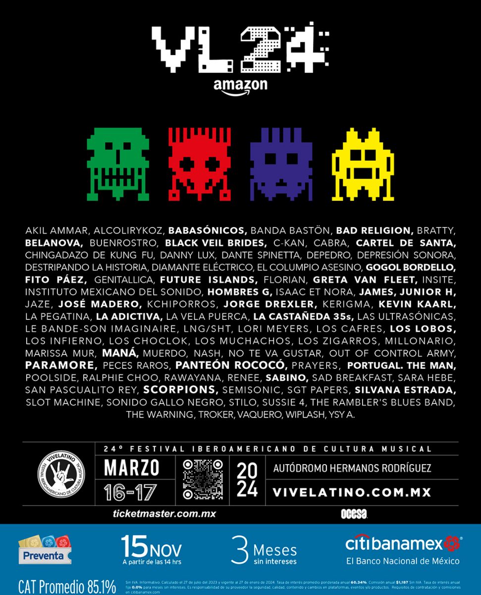 Este es el cartel oficial del Vive Latino 2024